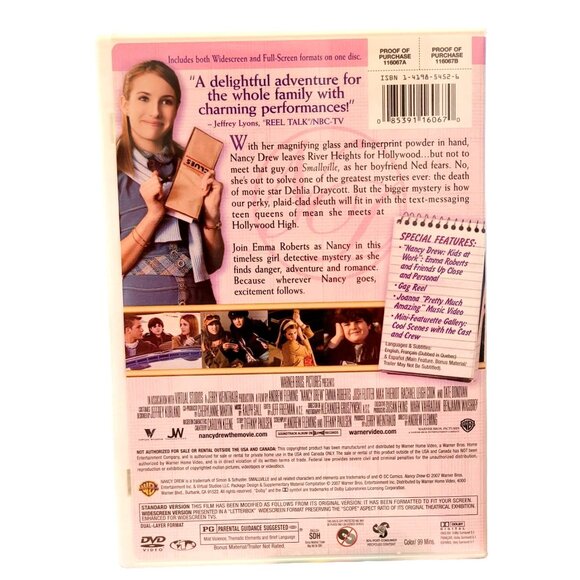 Nancy Drew - DVD Movie - by Emma Roberts, Irresistible  865thdvd - Picture 2 of 2